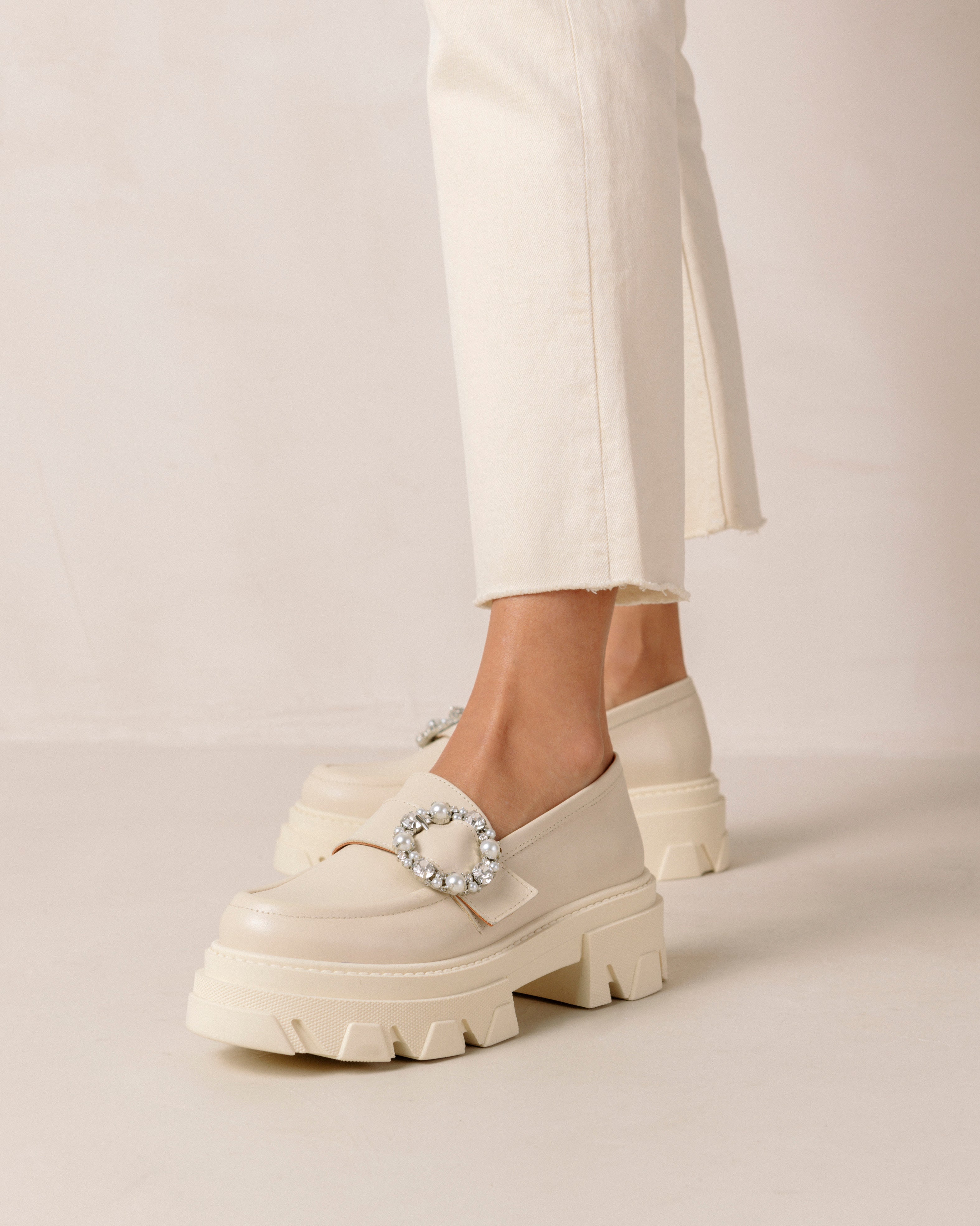 Trace Crystal Loafers